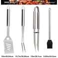 thumbnail image 2 of Juego de herramientas para barbacoa ROMANTICIST, juego de 20 piezas de acero inoxidable, 2 of 8