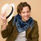 thumbnail image 5 of Pañuelo cuadrado de algodón, bandana cuadrada de algodón hecha a mano para hombres y mujeres, para entrenamiento al aire libre., 5 of 9
