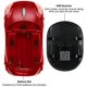thumbnail image 5 of Ratón inalámbrico con forma de coche deportivo, mini ratón inalámbrico óptico portátil con receptor USB para ratones para viajes de negocios, oficina, hogar, escuela, regalo (rojo) ER, 5 of 6