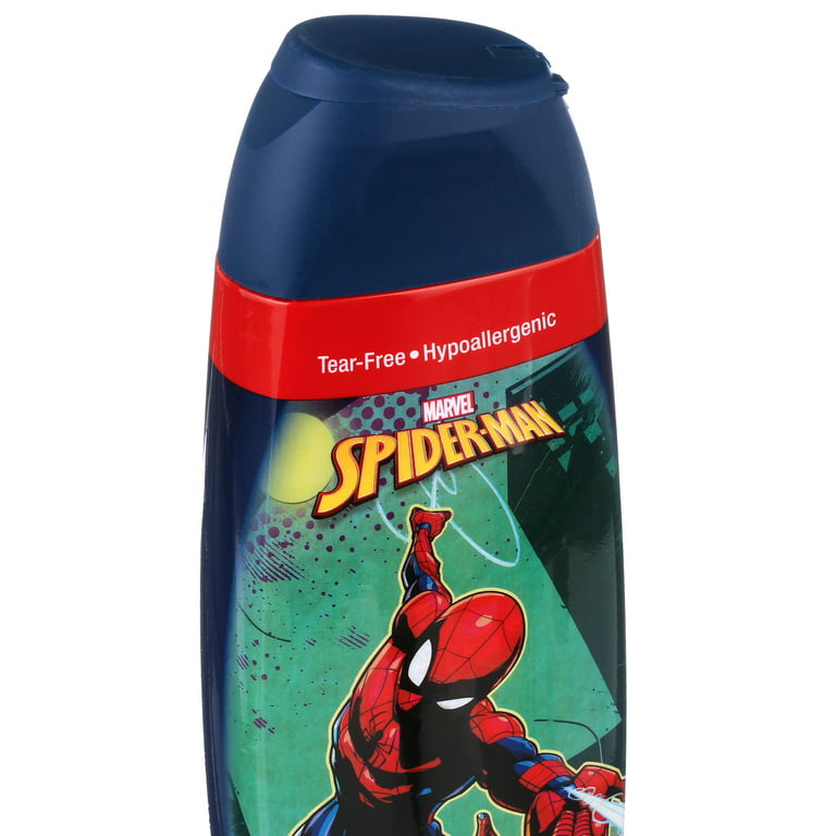 Spiderman 8oz Body Wash in a Bottle, Parabens Free, Non Toxic