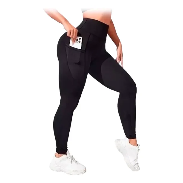 Leggins Deportivos Mujer Licra Mallon Gym Bolsa Celular Walmart