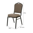 thumbnail image 3 of Hampden Furnishings Lila Collection Fabric Banquet Chair, Natural Taupe, Pack of 2, 3 of 9