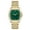 Green - Gold, variant on Heritage White dial Gold bracelet Ladies watch