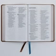 thumbnail image 3 of Net Bible, Thinline Large Print, Leathersoft, Brown, Comfort Print: Holy Bible, (Hardcover), 3 of 11