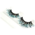 thumbnail image 1 of Decodeary 2 Pcs Style de Vacances avec Cils Pailletés avec Paillettes Professionnel Q-12, 1 of 6