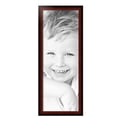 thumbnail image 2 of ArtToFrames 13" x 36" Honors Mahogany with Black Picture Frame, 13x36 inch Brown Wood Poster Frame (WOM-5154), 4 Pack, 2 of 6