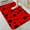 Red and Black Polka Dot, variant on 1pc Red and Black Buffalo Plaid Bathroom Rug Bathroom Decor and Accessories- Durable,Anti Slip,And Quick Drying,Suitable For Indoor/outdoor Use - Perfect For Bathrooms,Bedrooms,Kitchens,Terraces