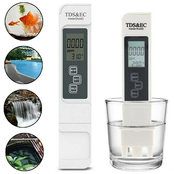 Digital Lcd Tds Ec Meter Tester Aquarium Hydroponic Water Purity Filter Test Pen Walmart Com Walmart Com