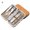 K, variant on 1 Set Professional Manicure Cutters Compact Stainless Steel Comfortable Case Manicure Kit Pedicure Supplies