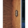 thumbnail image 3 of Kuzco Lighting Ew332705 Cairo 2 Light 15" Tall Wall Sconce - Textured Black / Clear Ribbed, 3 of 4