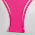 thumbnail image 5 of felwors Sexy One Piece Swimsuit for Women,Cut Out Keyhole High Cut Cheeky Monokini,Pool Party Beach Wear Vacation (Hot Pink, XXL), 5 of 9