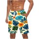 thumbnail image 1 of Pantalones Cortos para Hombre de Cintura Elástica con Bolsillos Pantalones de Playa de Impresión Casual, Poliéster Ligero de Moda para la Primavera Verano Al Aire Libre Y el Uso Diario, 1 of 4