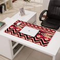 thumbnail image 3 of Long Mouse Pads for Desk,Red Geometric Striped Pattern Desk Mats on Top Of Desks, Desk Mouse Pad Extra Large with 3mm Non-Slip Base and Stitched Edge for Gaming,Office,Work,Home 31.5"x15.7", 3 of 6