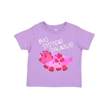 

Inktastic Big Sister Saurus Gift Toddler Toddler Girl T-Shirt
