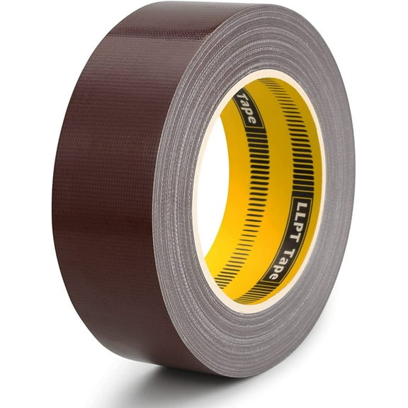 LLPT Duct Tape 1.6 inch x 108 ft Premium Grade Tear by Hand Heavy Duty Color Dark Brown (DT413)