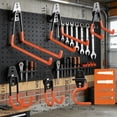 thumbnail image 4 of 34PCS Heavy-Duty Metal Garage Hooks, Rustproof Wall-Mounted Storage Hooks, Multi-Size Organizer for Workshop, Garage & Shed, Space-Saving Tool Hangers, 4 of 8