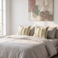 thumbnail image 5 of REGALWOVEN Textured Frayed Striped Throw Pillow Covers Set of 2 for Home Decor with Bohemian Style Sage Green 18 x 18 Inch, 5 of 6