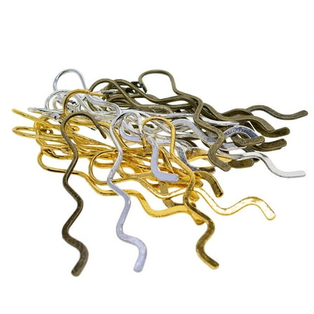 Yunhgft 30pcs Metal Alloy Bookmark Page Clip Beading Bookmarks Hooks Bulk Book marker