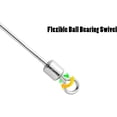 thumbnail image 3 of 30 Pack Punch Wire Stainless Steel Shaft with Swivels, Looped Wire for Punch Shot Rig Lure Making Supplies Component Parts Spinnerbait Dia. 0.035"-30 Pack Dia. 0.035"-30 Pack, 3 of 7