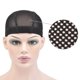 thumbnail image 2 of 2 Pcs Black Spandex Mesh Dome Wig Cap Elastic Crochet Braid Wig Caps for Making Wig (Black S), 2 of 5