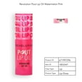 thumbnail image 5 of Revolution Pout High-Shine Lip Oil with Vitamin E, Watermelon Pink, 5 of 5