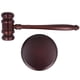 thumbnail image 4 of Martillo De Madera Con Bloque De Sonido - Perfecto Para Disfraz De Subasta De Juez Abogado (Stock), 4 of 4