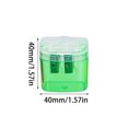 thumbnail image 3 of Transparent Pencil Sharpener School Supplies Candy Color Pencil Planer, 3 of 5