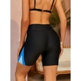thumbnail image 6 of Alove Womens Swimming Shorts Beach Shorts Qucik-drying High-waisted Swim Bottoms Solid Color no Pockets, 6 of 6
