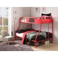 thumbnail image 1 of ACME Tritan Twin over Full Bunk Bed in Red, 1 of 4