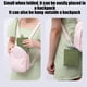 thumbnail image 5 of Bolsa de compras plegable, grande, multicolor, impermeable, con asas reforzadas para compras pesadas, ideal para quienes buscan el medio ambiente y para ir al mercado. Aestivo | Verde |, 5 of 7
