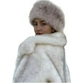 thumbnail image 4 of Ahabrexf Winter Headband for Men,Ladies Solid Color Warm Headband Imitation Fur Hat, 4 of 5