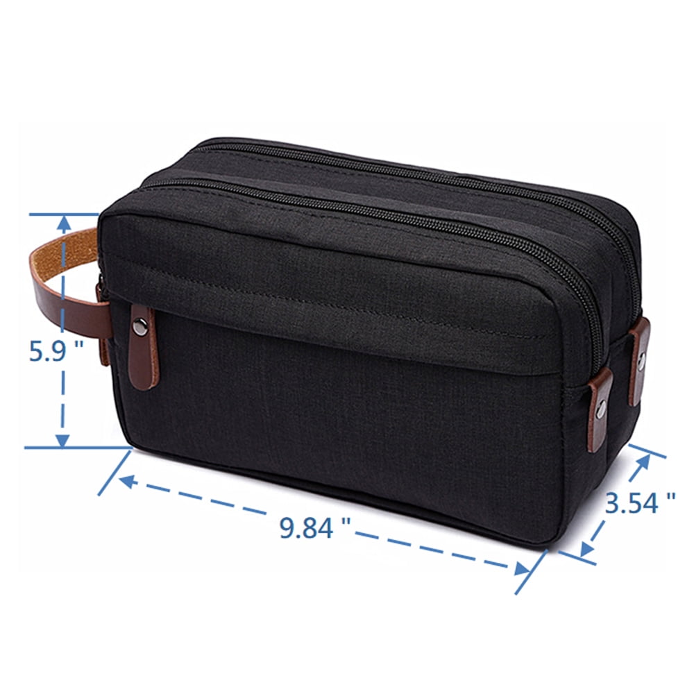 Muka Toiletry Bag for Men, Hanging Travel Dopp Kit, Shaving Bag for Toiletries Accessories-Grey