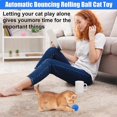 thumbnail image 3 of Interactive Cat Toys 2.0,Smart Self Rolling Ball Cat Toy with Colorful Light,USB Rechargeable,Automatic Power Cat Moving Rotating Ball for Bored Indoo, 3 of 5