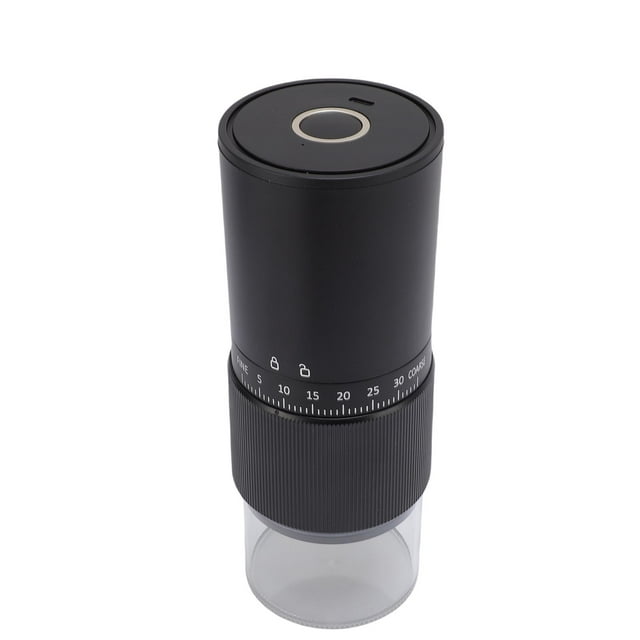 Electric Coffee Grinder Automatic Rechargeable Quiet Portable Coffee Grinding Machine with Adjustable Settings Stainless Steel Blades for Home Travel