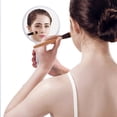 thumbnail image 2 of Miangastore 10x Magnifying Round Mirror Free Standing Table-Top Makeup Mirror For Shaving Detailed Makeup Magnifying Mirror For Bathroom (White), 2 of 8