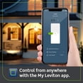 thumbnail image 4 of Amortiguador inteligente Leviton Decora D23LP-1RW Wi-Fi de segunda generación, 4 of 7