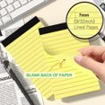 10 Pack Small Note Pads, 3x5 Lined Writing Pads with 30 Sheets Per