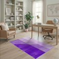 thumbnail image 2 of ODIKA Fluffy Purple Shape Outline Ombre Spotted Motif Pink Furry Abstract Non-Slip Chair-Friendly for Home Office, Gaming Room, Under Desk, 2 of 7