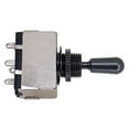 thumbnail image 2 of Interruptor de guitarra eléctrica de 3 vías Sunnimix negro, 2 of 8