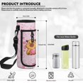 thumbnail image 7 of KUIFORTI Heart Capybara Backpack with Lunchbox, 4 Piece Kids School Bag Set for Elementary Middle School Students, Boys Girls Bookbag with Pencil Pouch Water Bottle Sleeve, 7 of 7