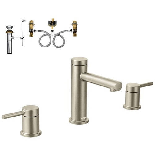 Moen K-t6193ch Align 2-Handle Lavatory Faucet with Rough-in and Drain, Available in Various Colors