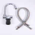 thumbnail image 3 of Foldable Kitchen Rotation Bathroom Bar Sink Water Taps Single-Handle Cold & Hot Water Mixer Copper Swivel for RV Caravan Camper Marine Boat Camping, 3 of 7