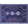 thumbnail image 1 of Ahgly Company Indoor Rectangle Persian Blue Traditional Area Rugs, 2' x 5', 1 of 4