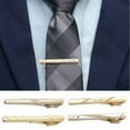 thumbnail image 3 of GKNET Men Tie Clip Business Pin Clasp Necktie Clip Clasp Classic Delicate Jewelry Short Clip /-style 5, 3 of 9