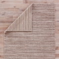 thumbnail image 3 of 2' x 3' Brown and White Hand Woven Rectangular Area Throw Rug, 3 of 4