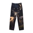 thumbnail image 6 of Daiia Regal Stag In Forest Men's Sleep Pant with Pockets and Drawstring,Pajama Pants-XX-Large, 6 of 9