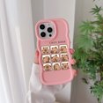 thumbnail image 3 of Bonita funda de teléfono Capybara para IPhone 15 14 13 12 11 Pro Max XR XS X 7 8 Plus SE20 Color caramelo funda trasera suave de TPU, 3 of 5