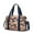 Blue, variant on Cute Bear Print Women Duffel Bag for Travel High Capacity Jacquard Canvas Water Resistant Travel Sport Hand Bag Weekender Overnight Bag for Gym Sport