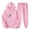 Pink 2 piece outfits for women, variant on Usmixi Sweatsuits Set for Women Womens Plus Size Hoodies Lounge Sets Hooded Sweatshirt Drawstring Jogger Pants Tracksuits Sets Fashion Dandelion Print 2 Piece Outfits with Pocket Under $10