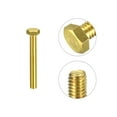 thumbnail image 4 of Brass Hex Bolts, 5/16-18x2-1/2" 1 Pack Fully Thread Grade 4.8 Machine Screws, 4 of 5